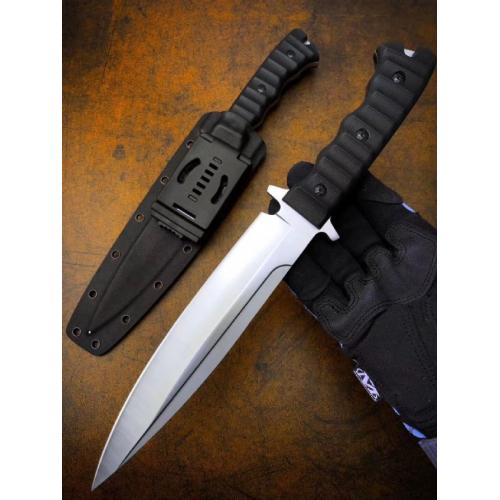 Russian Black Phoenix Tactical Knife with Satin Finish
