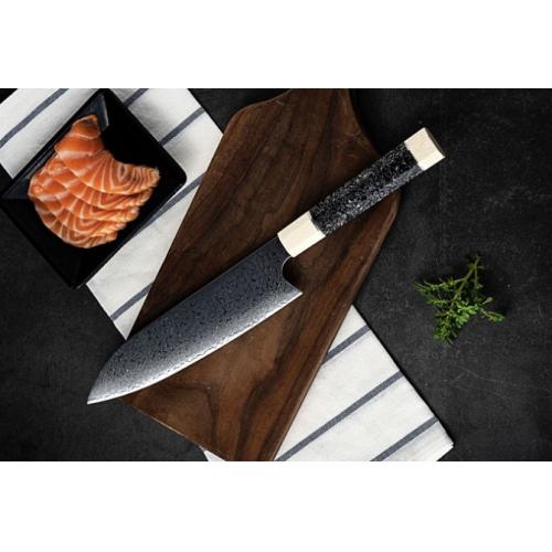 Galaxy VG10 Damascus Chef\'s Knife (Rounded Tip)