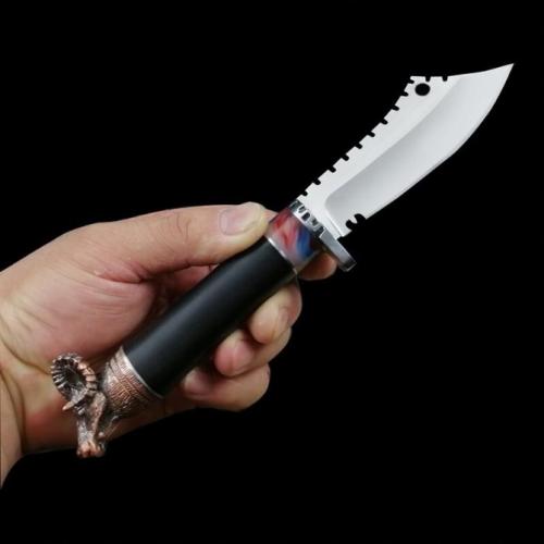 Zodiac Ram Head Knife