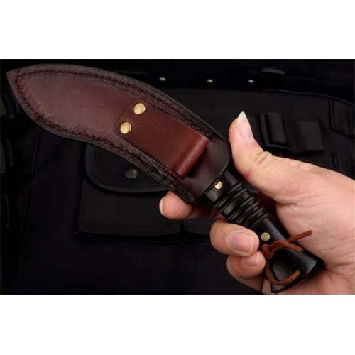 Nepalese Diamond Kukri with Damascus Steel