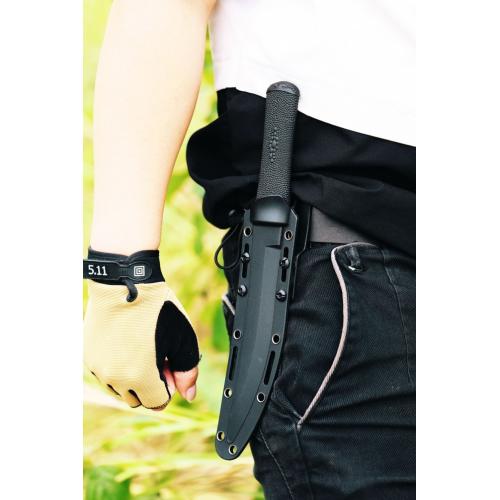 CRKT Hissatsu Black Tactical Fixed Blade Knife
