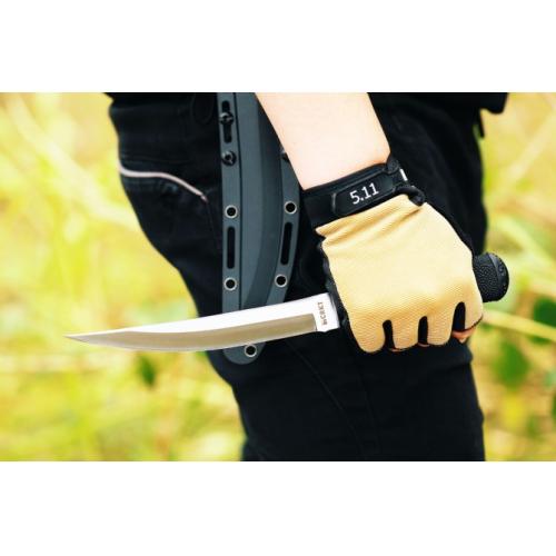 CRKT Hissatsu Black Tactical Fixed Blade Knife