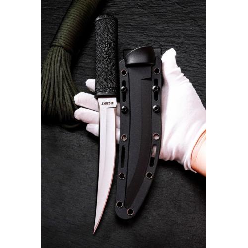 CRKT Hissatsu Black Tactical Fixed Blade Knife