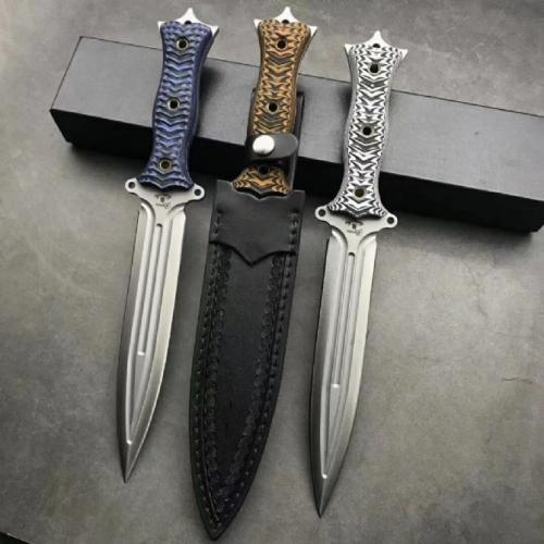 Bass Po Jun Tactical Knife (Tri-Color)