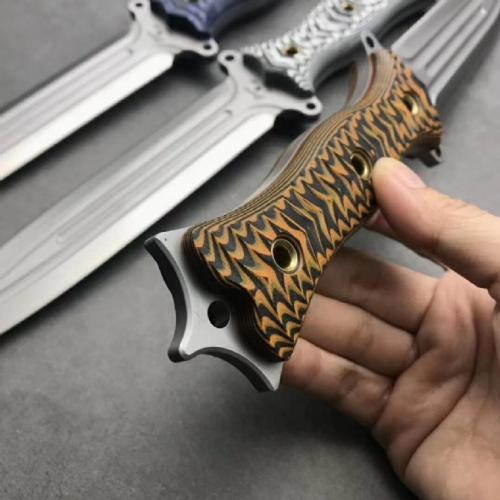 Bass Po Jun Tactical Knife (Tri-Color)