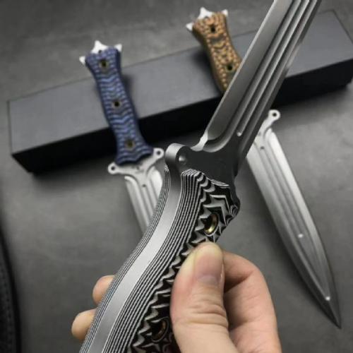 Bass Po Jun Tactical Knife (Tri-Color)