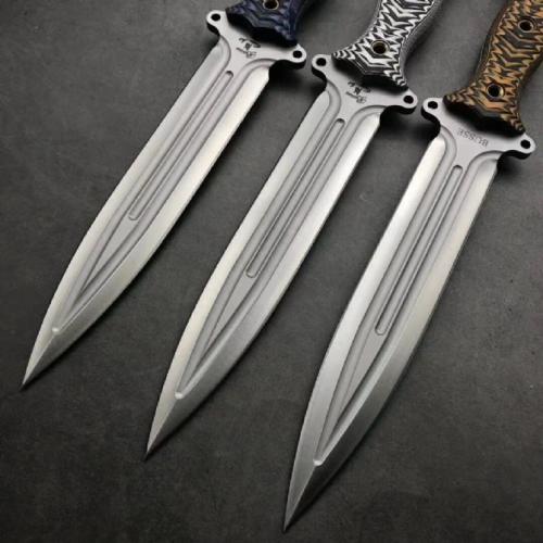Bass Po Jun Tactical Knife (Tri-Color)