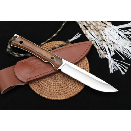 Fixed Blade Knife with Mexican Rosewood Handle