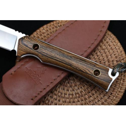 Fixed Blade Knife with Mexican Rosewood Handle
