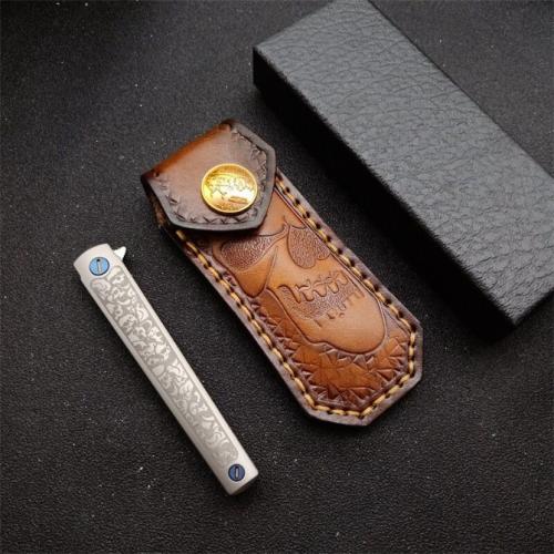 New Bee MS3 Titanium Handle Quick-Open Folding Knife