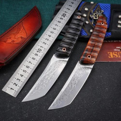 CAS VG10 Damascus Shadow Warrior Knife