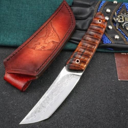 CAS VG10 Damascus Shadow Warrior Knife