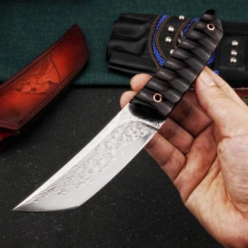 CAS VG10 Damascus Shadow Warrior Knife