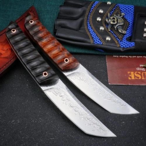 CAS VG10 Damascus Shadow Warrior Knife
