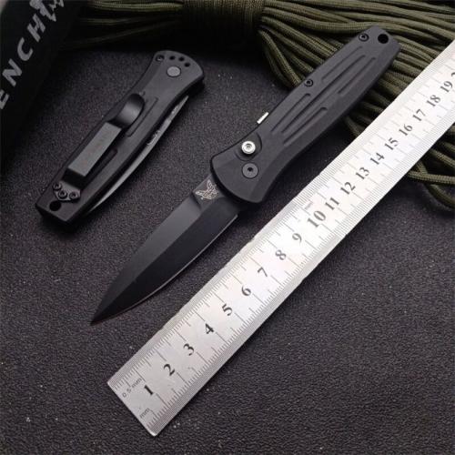 Benchmade 3551 Automatic Folding Knife with Black Blade