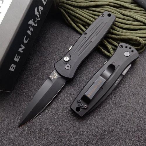 Benchmade 3551 Automatic Folding Knife with Black Blade