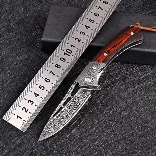 VG10 Damascus Supreme Folding Knife (Enhanced Edition)