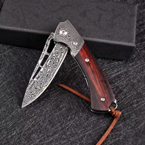VG10 Damascus Supreme Folding Knife (Enhanced Edition)
