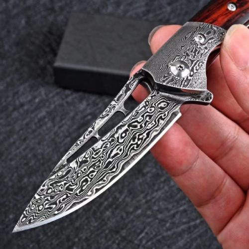 VG10 Damascus Supreme Folding Knife (Enhanced Edition)