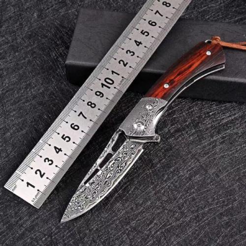 VG10 Damascus Supreme Folding Knife (Enhanced Edition)