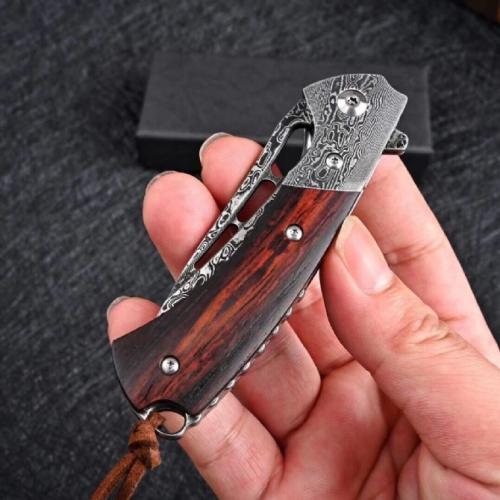 VG10 Damascus Supreme Folding Knife (Enhanced Edition)