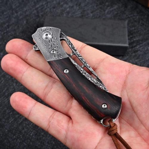 VG10 Damascus Supreme Folding Knife (Enhanced Edition)