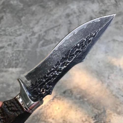 Black Knight Handmade Damascus Knife