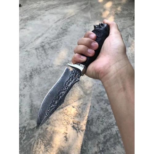 Black Knight Handmade Damascus Knife