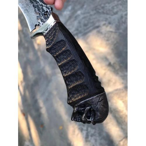 Black Knight Handmade Damascus Knife