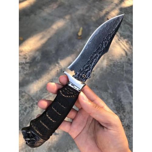 Black Knight Handmade Damascus Knife