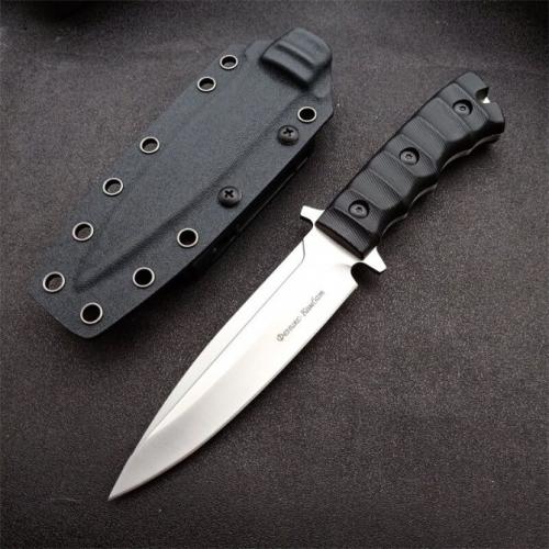 Compact Russian Black Phoenix Tactical Knife (Satin & Black Titanium)