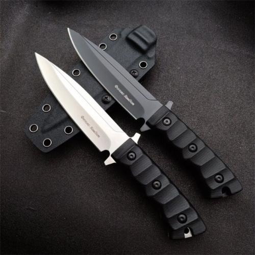 Compact Russian Black Phoenix Tactical Knife (Satin & Black Titanium)
