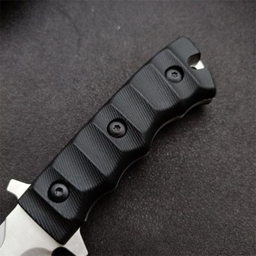 Compact Russian Black Phoenix Tactical Knife (Satin & Black Titanium)