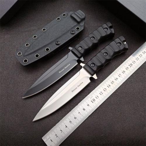 Compact Russian Black Phoenix Tactical Knife (Satin & Black Titanium)