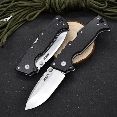 Cold Steel AD-10 Tactical Folding Knife with M390 Steel and Carbon Fiber Handle