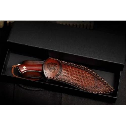 2021 Damascus Little Kukri Knife