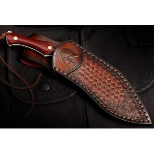 2021 Damascus Little Kukri Knife