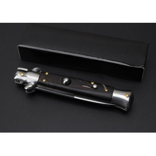 9-Inch Italian Stiletto with Kris Blade