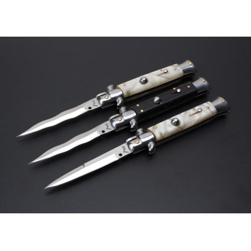 9-Inch Italian Stiletto Kris Knife (Available in Three Styles)
