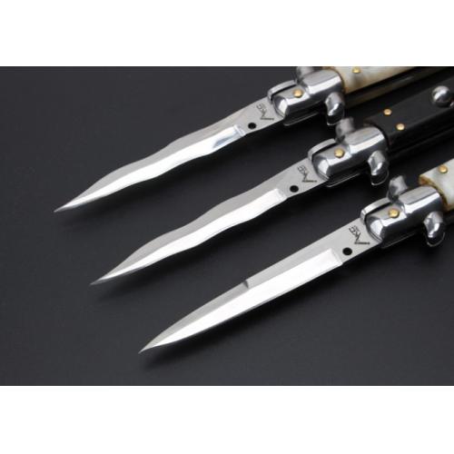9-Inch Italian Stiletto Kris Knife (Available in Three Styles)