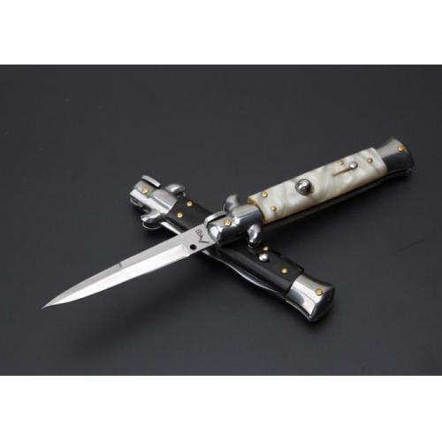 9-Inch Italian Stiletto Kris Knife (Available in Three Styles)