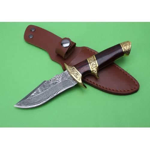Damascus Thunder Hunting Knife
