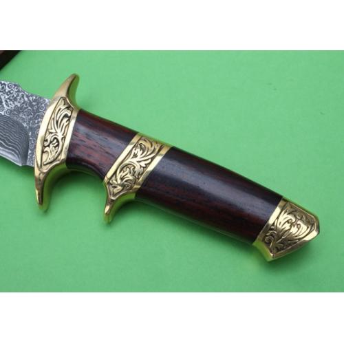 Damascus Thunder Hunting Knife