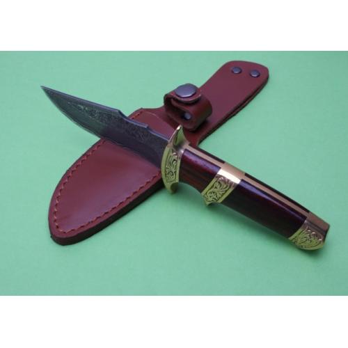 Damascus Thunder Hunting Knife