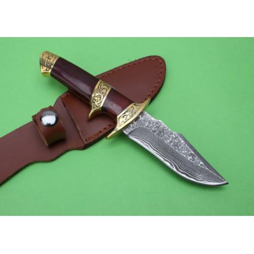 Damascus Thunder Hunting Knife