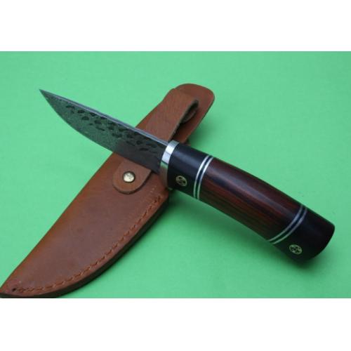 Damascus Black Warrior Hunting Knife