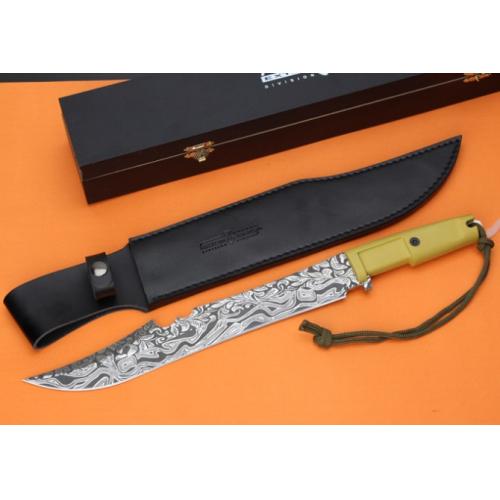 Extreme Force Engraved Fixed Blade Knife