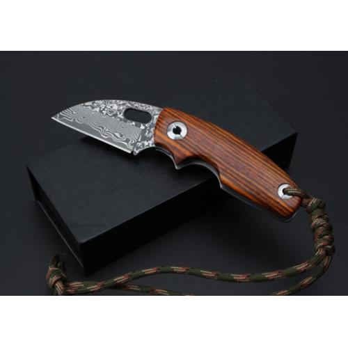 Thomas Toucan Damascus Folding Knife