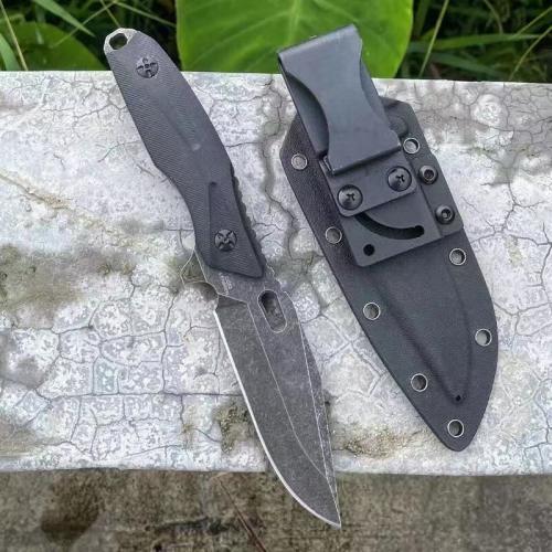 Cold Blade Po Jun crafted with imported DC53 steel, featuring an ultra-high hardness of 62 HRC.