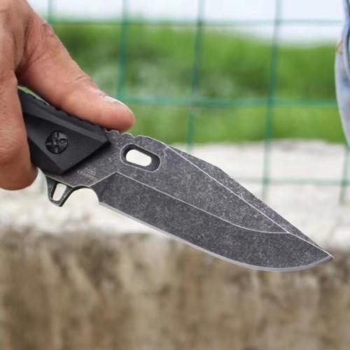 Cold Blade Po Jun crafted with imported DC53 steel, featuring an ultra-high hardness of 62 HRC.